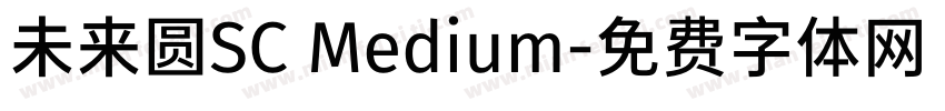 未来圆SC Medium字体转换